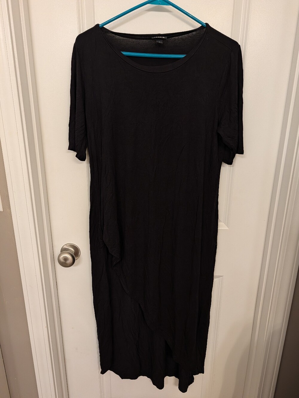 Torrid Black Dress With High Leg Slit